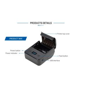 Type-C Interface Handheld Thermal Printer for POS Machine in Logistics or