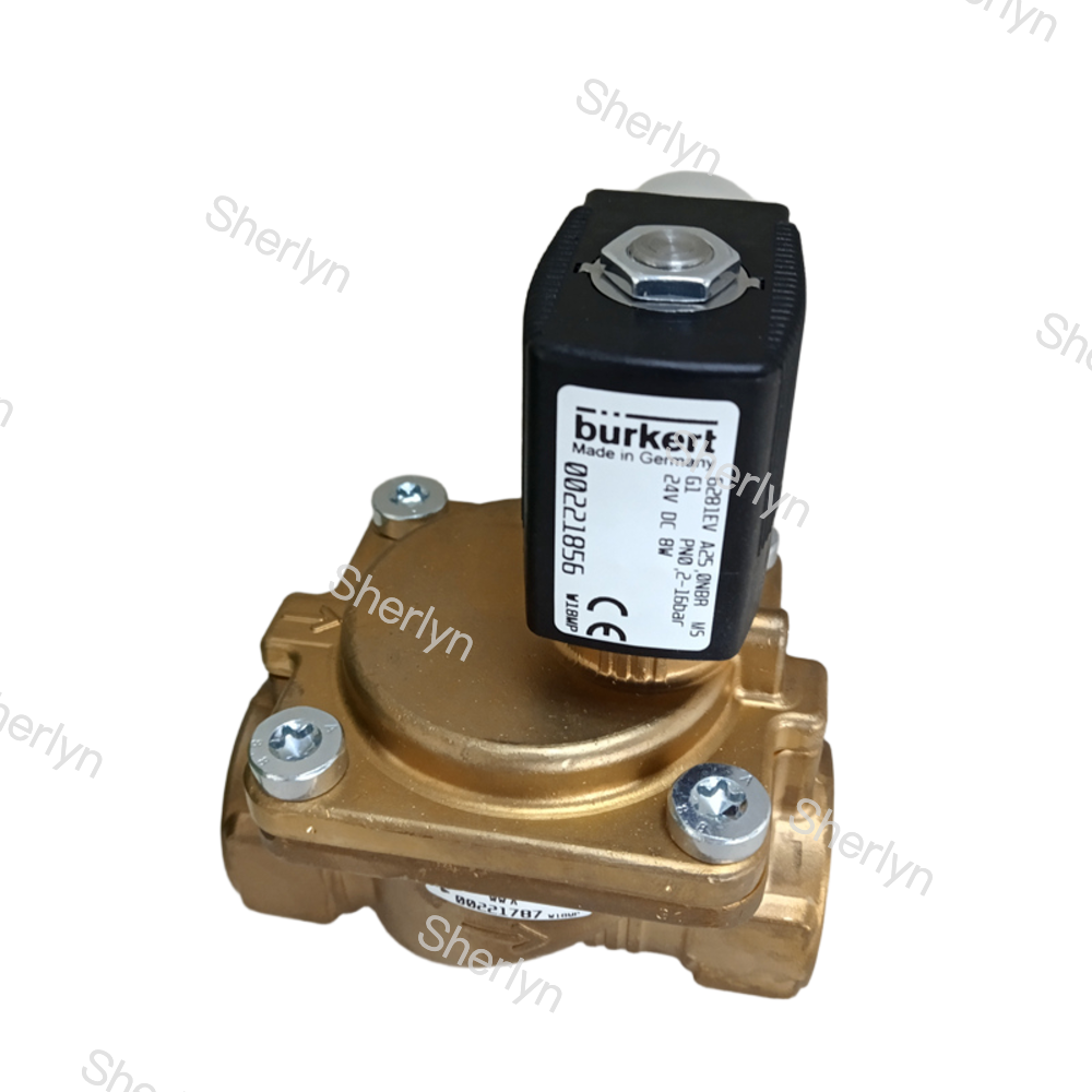 BURKERT Solenoid Valve 00322520 G3/8 Brass Valve Body DC24V