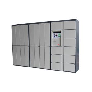 Self-service Touch Screen Electronic Laundry Drop Lockers with Advertising and