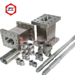 Highly Durable Twin Screw Extruder Spare Parts With HRC58-62 Hardness And Sand