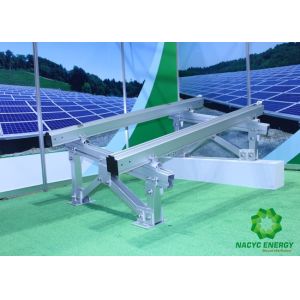 Pre - Assembled Slope Solar PV Mounting Brackets Lightweight Excellent Endurance