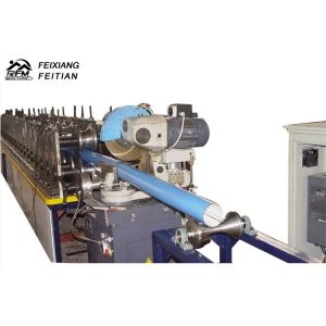 15m/Min Speed Round Pipe Making Machine , PLC Control Square Tube Making Machine