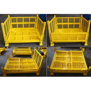 Wire Mesh Metal Cages & Pallets Containers Stackable Stillage