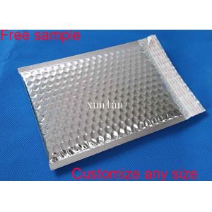 Foil Film Metallic Shipping Bubble Mailers Envelopes 2 Sealing Sides Tear Resistant