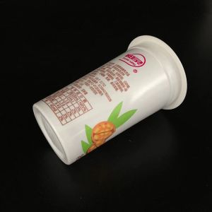 155ml Frozen yogurt cups plastic cups with aluminum foil lids