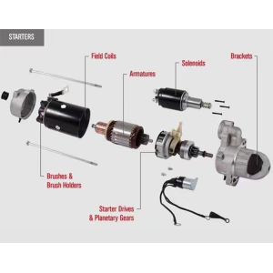 4D88 Engine Starter Motor with 6 Months Warranty and OEM Part Number 12940077012