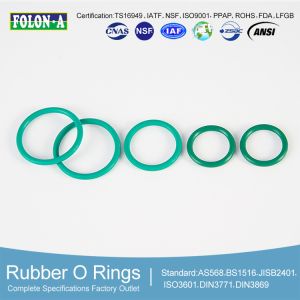 ISO 3601 Round Black NBR O Rings with Good Oil and Wear Resistance 8.0 MPa -25.C