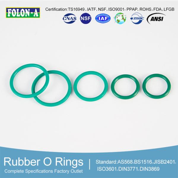 ISO 3601 Round Black NBR O Rings with Good Oil and Wear Resistance 8.0 MPa -25.C