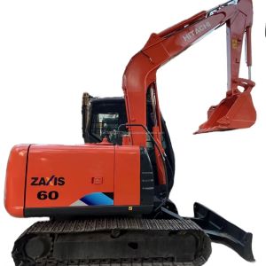 Mini Excavator Hitachi ZX60 6ton Hyperkinesis Used Excavator Made in Japan 6000