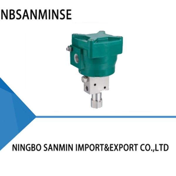 Quality SANMIN 2 Position 3 Way Direct Acting Explosion Proof Solenoid Valve 0-1.0Mpa HNBR+PUR Seal  Aluminum Housing  SUS316L wholesale