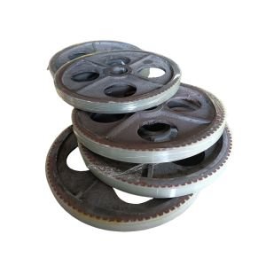 Yellow Pu Coating Roller Poly Wheels High Hardness Custom Service