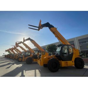 SNSC 4 Ton Telehandler Telescopic Forklift With 4x4 Driving Wheels And Yuchai