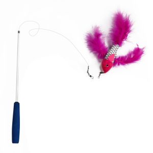 Lightweight Interactive Pet Toy , Cat Treat Sticks For Cats OEM / ODM Available