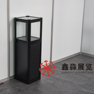Aluminum Foldable Showcase, rentable foding cabinet for display, exhibition