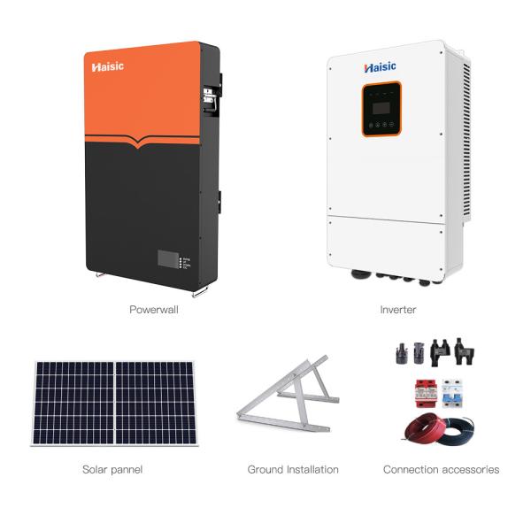 5kw 10kw 15kw Solar Energy System Home Hybrid Solar Power System Complete Kit