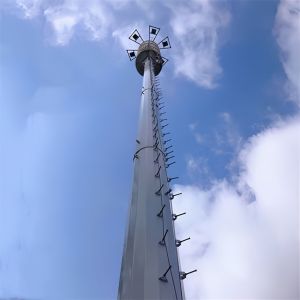 Iso 1461 15 20 30 40 50 M Meters 4G 5G Stand Cell Signal Pole Climbing Ladder