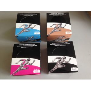 Custom Printed Acrylic glue Kinesiology Tape 5cm x 5m CE Certificate