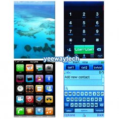 HiPhone X90 Quad Band Dual Cards Dual Standby Dual Cameras Color TV Bluetooth 2