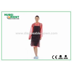 Soft Touching Disposable Non Woven Apron With Thin Neck Gallus