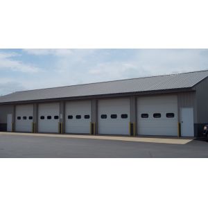 Polyurethane Overhead Sectional Door Large Sizes Different Lift Way Maximum 6500mm