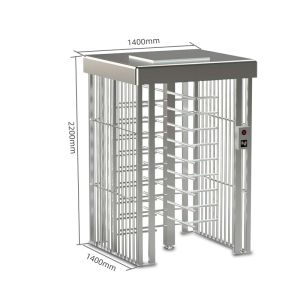 Full High Pedestrian Turnstile Reliable Security Construction Turnstiles