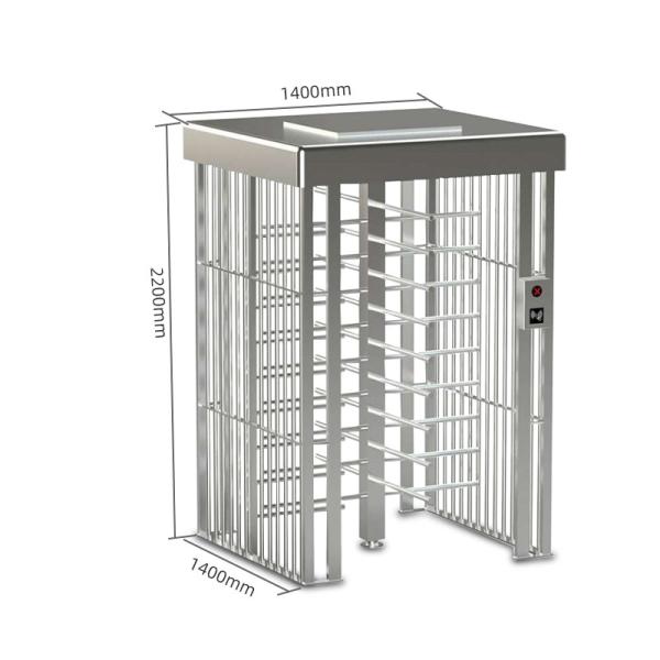 Quality Full High Pedestrian Turnstile Reliable Security Construction Turnstiles wholesale