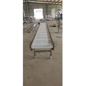 Cheap Width Adjustable Plastic Crusher Shredder Use Transfer Green PVC Belt Conveyor for sale