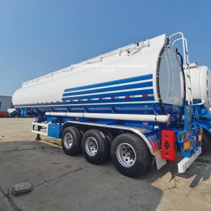 3 Axle 50000 Liters Fuel Tanker Semi Trailer with Anti-Corrosion Technology and