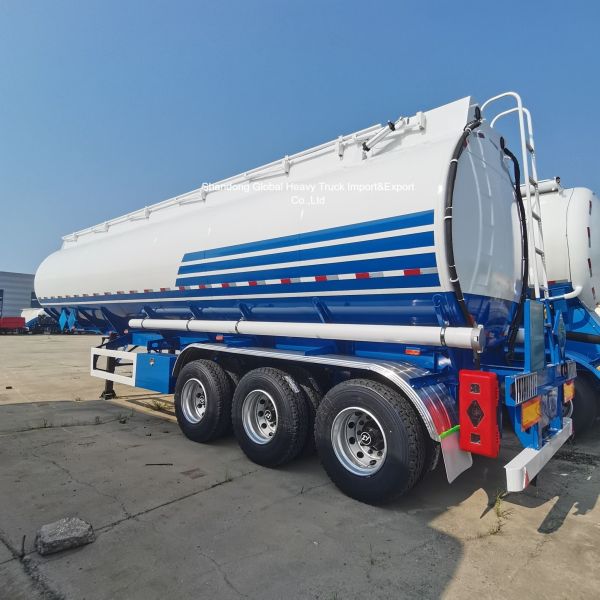 3 Axle 50000 Liters Fuel Tanker Semi Trailer with Anti-Corrosion Technology and