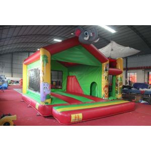 Elephant Jumping Inflatable Bounce House Animal Theme En14960 High Performance