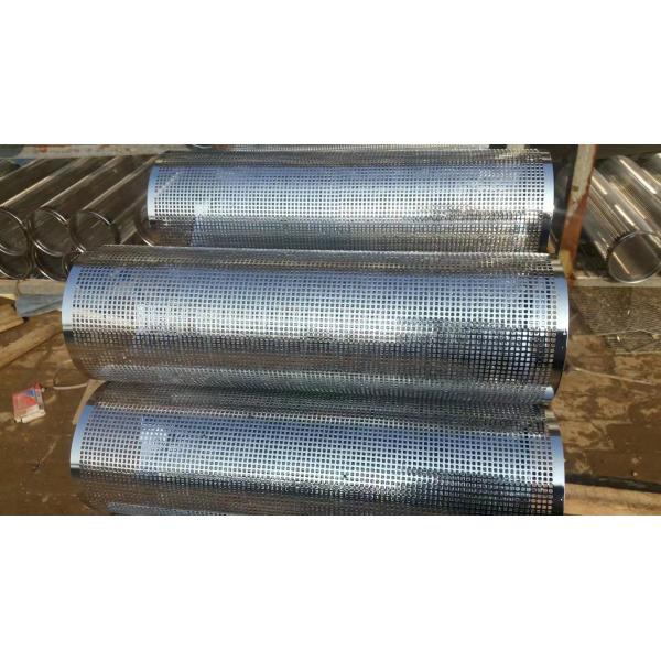 Stainless Steel 304 Perforated Metal Mesh, 3mm to 10mm Square Hole