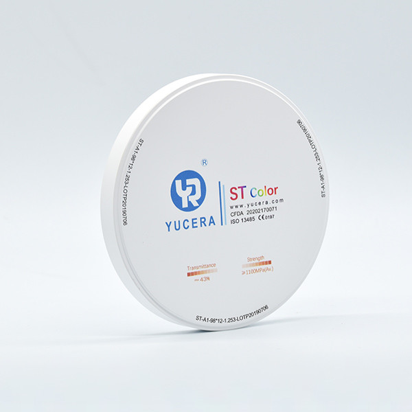 Quality 1530C Pre Shaded Zirconia Blocks Cad Cam With Brightness Values wholesale