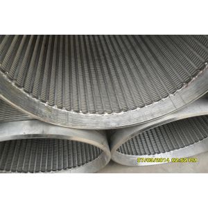 Wrapped Sand Control Well Screen AISI 304 Wedge Wire Filter 114mm 168mm Diameter