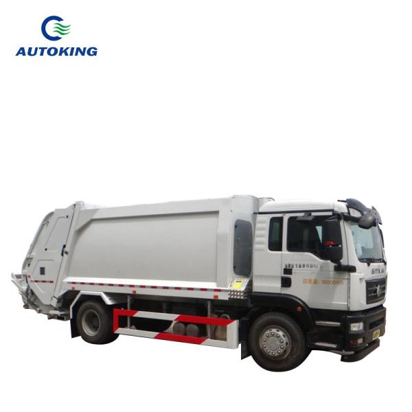 Quality Electric Compressed Garbage Truck With Automatic Transmission Euro 3 Emission Standard wholesale