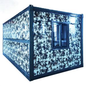 Fireproof Prefabricated Shipping Container Site Office Shed With Toilet