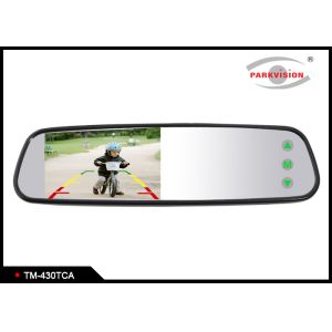 Cheap Easy Control Black Reversing Mirror Monitor With Auto Brightness Adjustment for sale