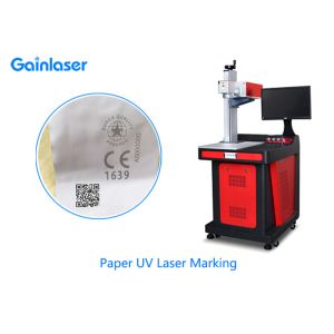 10mm Aperture 120KG UV Laser Marking Machine For Glass