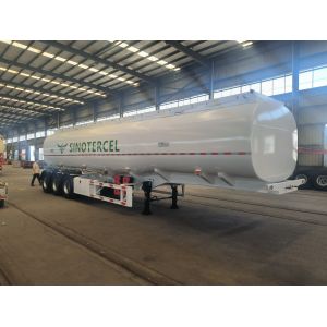 40-60m3 Fuel Tank Semi Trailer with 3 Axles and 12 Tires