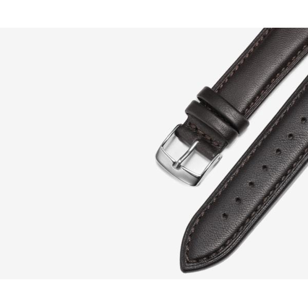 Classic Mens Stainless Steel Back Watch Domed Crystal Curved Dial