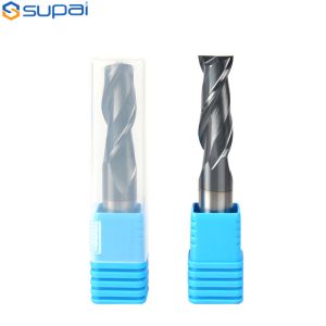 CNC Milling Flat Cutter Square End Mill Solid Carbide End Mill AlTiN Coating H7