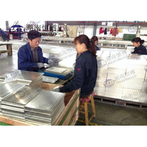 Hot Rolled Mg Magnesium Alloy Sheets , AZ31B AZ91 Pure Magnesium Alloy Plate For