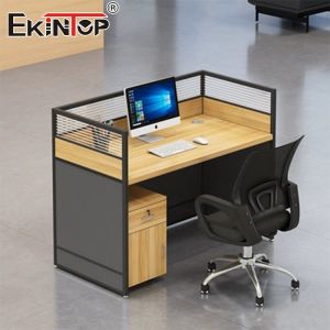 Cheap Walnut Commercial Style Office Desk Employees Table Small Desk Table for sale
