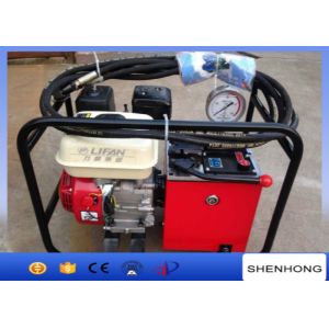 Super high pressure double speed gasoline engine hydraulic pump station