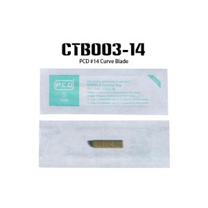 Disposable Tattoo Eyebrow Microblading Permanent Makeup Needles with Gold