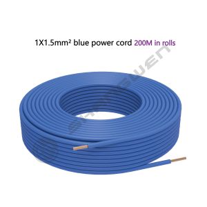 Single Core Blue 1*1.5mm² H07V-K Power Cord CE CCC VDE RV Power Cord Flame