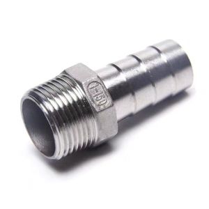 ODM Supported Stainless Steel 3/8'' Hose Barb to 3/8'' Male NPT Fitting for Home