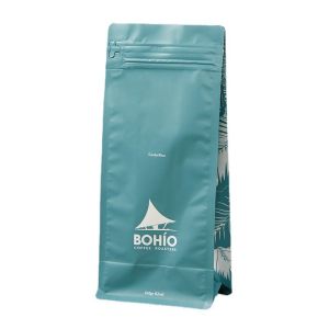 0-10 Colors Printing Coffee Stand Up Pouch With Window OEM Logo