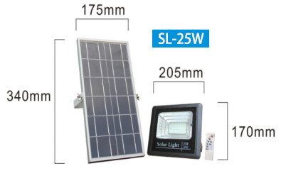 Quality Waterproof IP65 25W 4h Solar Panel LED Flood Light wholesale