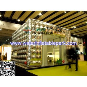 Portable Great Inflatable Cube Tent For Exhibition / Cabin Tent