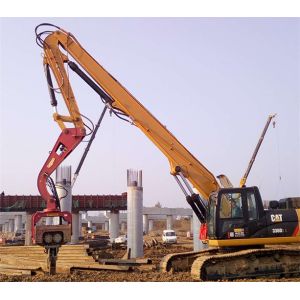 Multipurpose Vibro Excavator Pile Driver Hammer For PC400 PC500 CAT340 CAT350